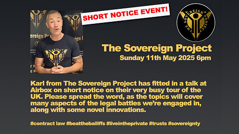 Karl Deans/The Sovereign Project - Part One