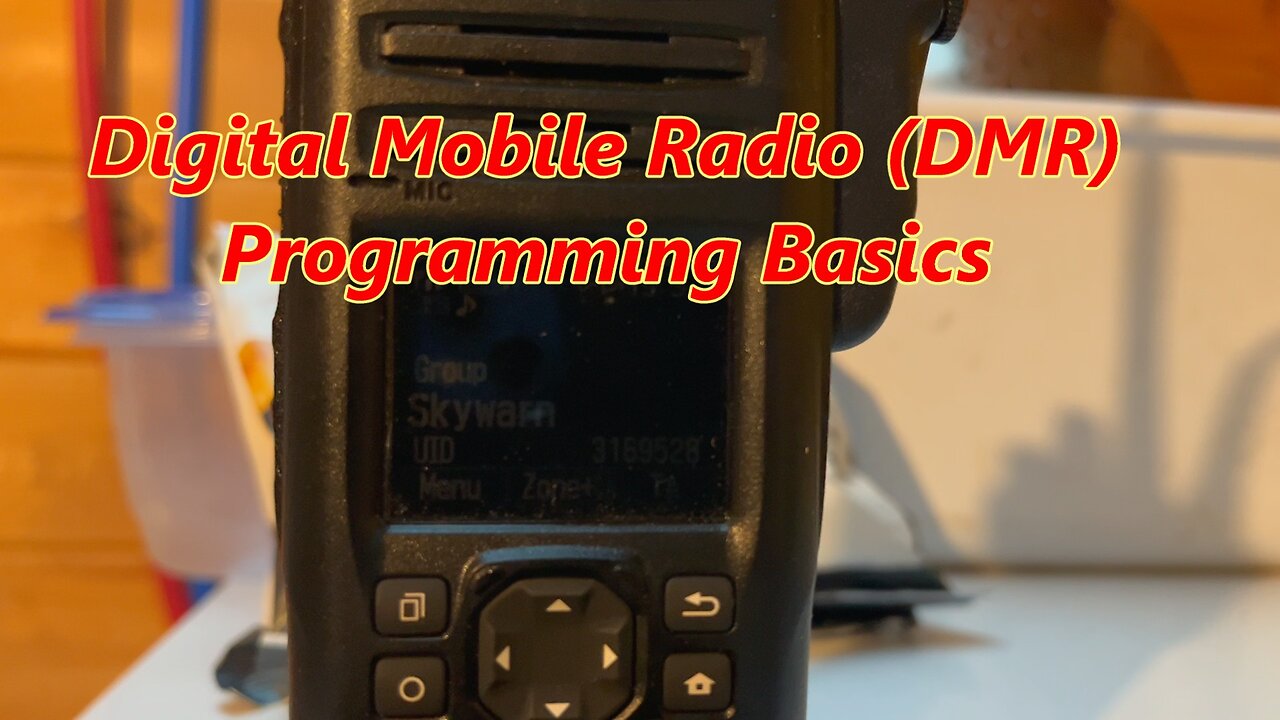 DMR Radio- Basics Of Making It Work