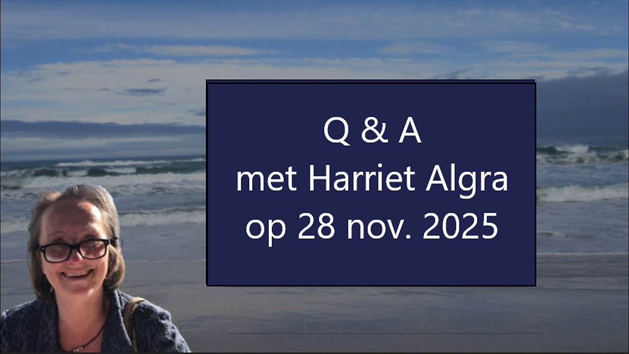 Q & A met Harriet Algra op 28 nov. 2025