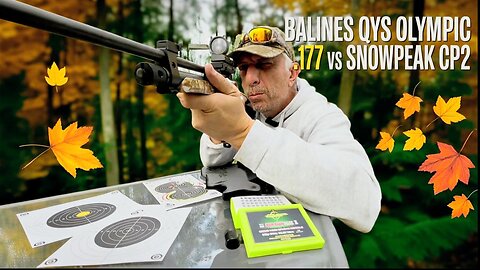 Snowpeak CP2 con QYS Olympic Match + Balinera Indestructible. Gracias Juan de ‪@carabinasyvisores‬
