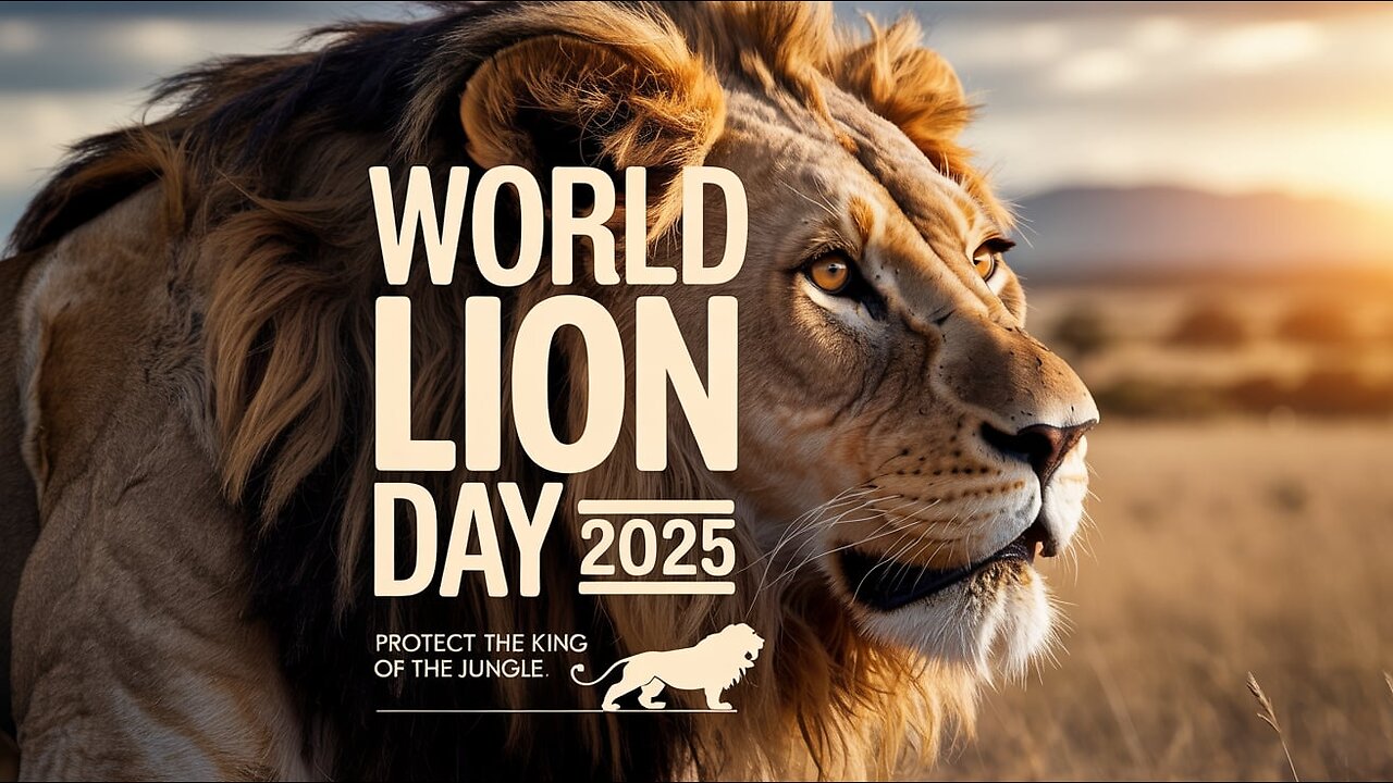 World Lion Day 2025 | Protecting the King of the Jungle & Global Conservation Efforts