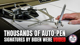 CONGRESS PANEL STRIKES DOWN THOUSANDS OF AUTO-PEN SIGNATURES ON BEHALF OF BIDEN