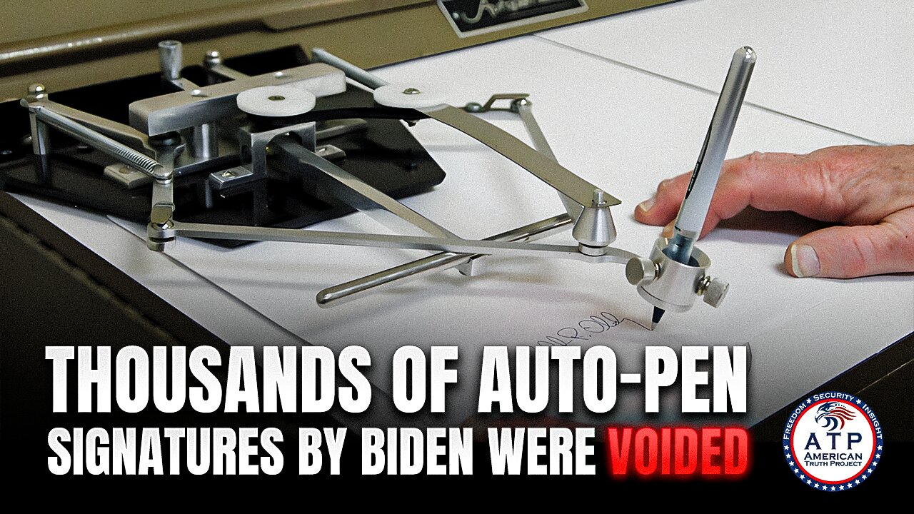 CONGRESS PANEL STRIKES DOWN THOUSANDS OF AUTO-PEN SIGNATURES ON BEHALF OF BIDEN