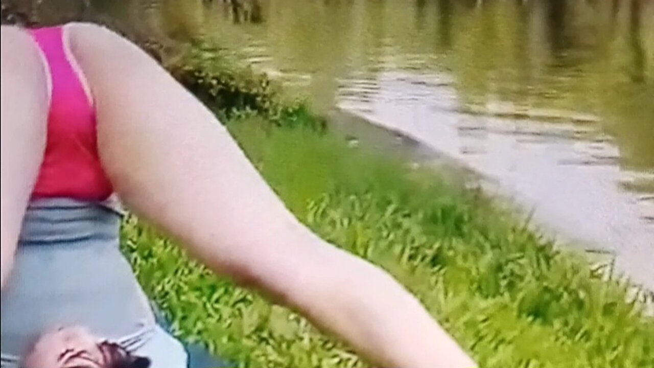 Peaceful yoga flow by the water