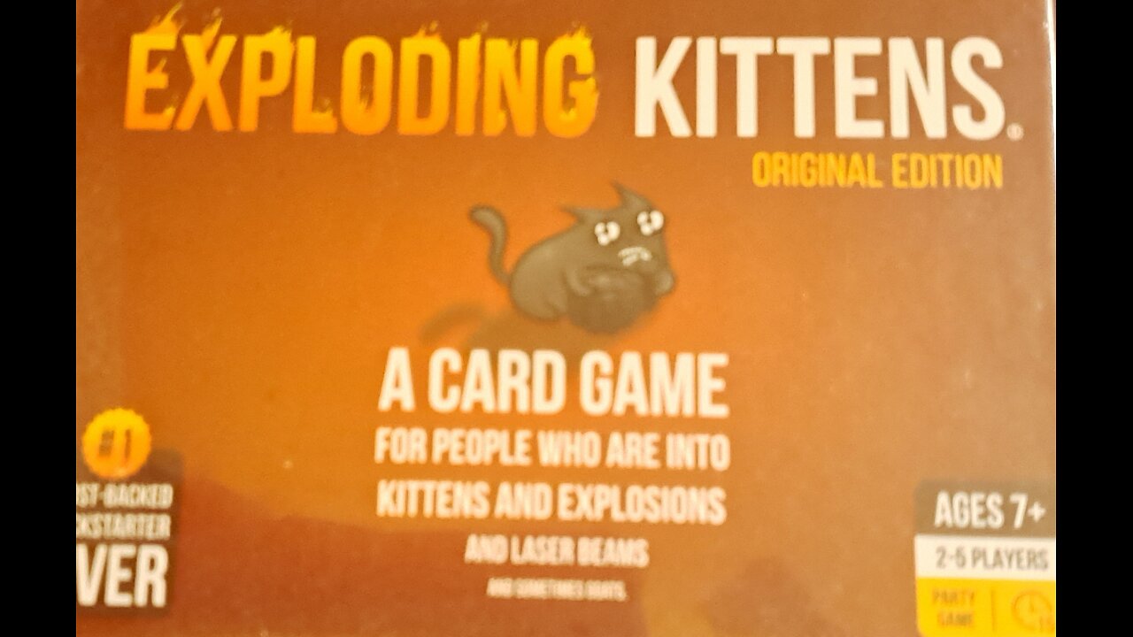 Exploding Kittens Original Edition Card Game (2021, Exploding Kittens) -- What's Inside