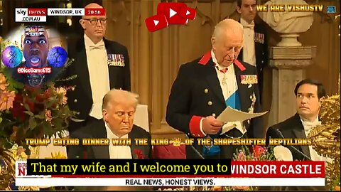 Trump Eating Dinner With The King 👑 Of The Shapeshifter Reptilians... #VishusTv 📺