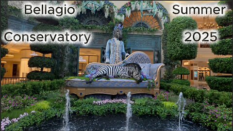 Inside Look at Bellagio Summer Conservatory 2025