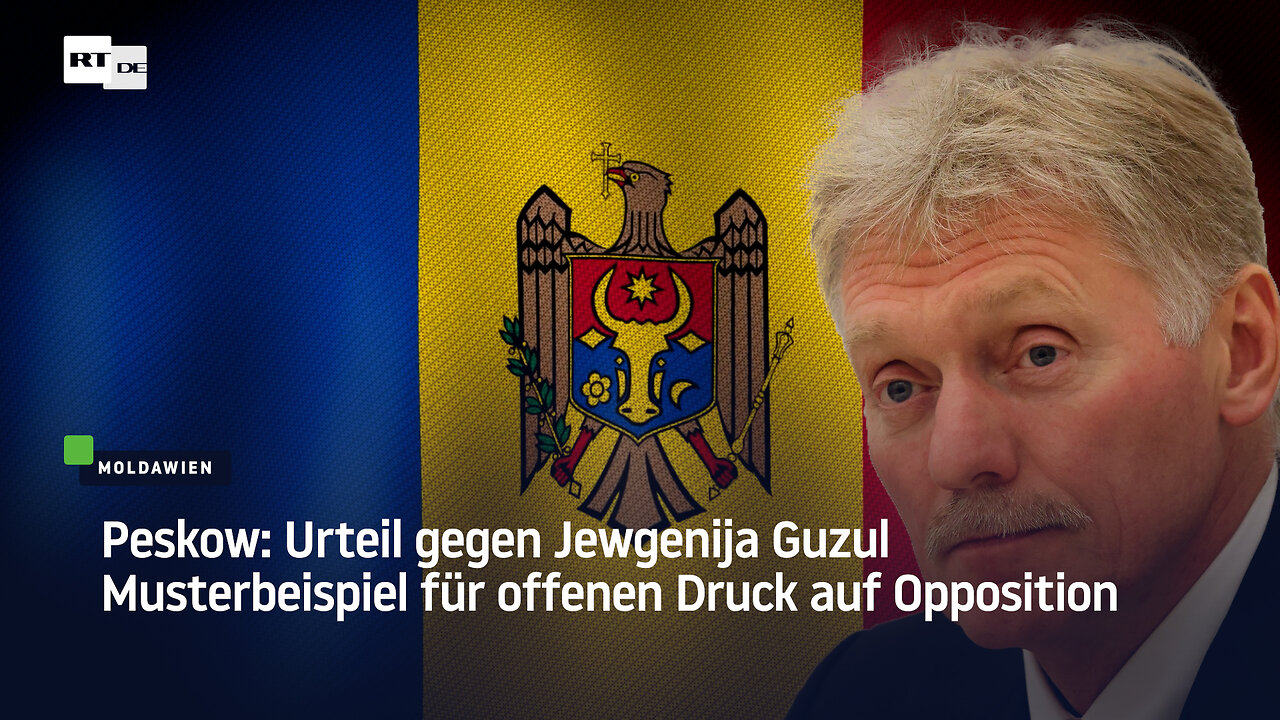 Peskow: Urteil gegen Jewgenija Guzul Musterbeispiel für offenen Druck auf Opposition