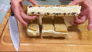 Chocolate Chip Ice Cream Sandwich Bars
