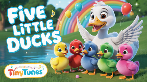“Five Little Ducks Went Out One Day | Fun Nursery Rhyme Song for Kids | CocoTune”