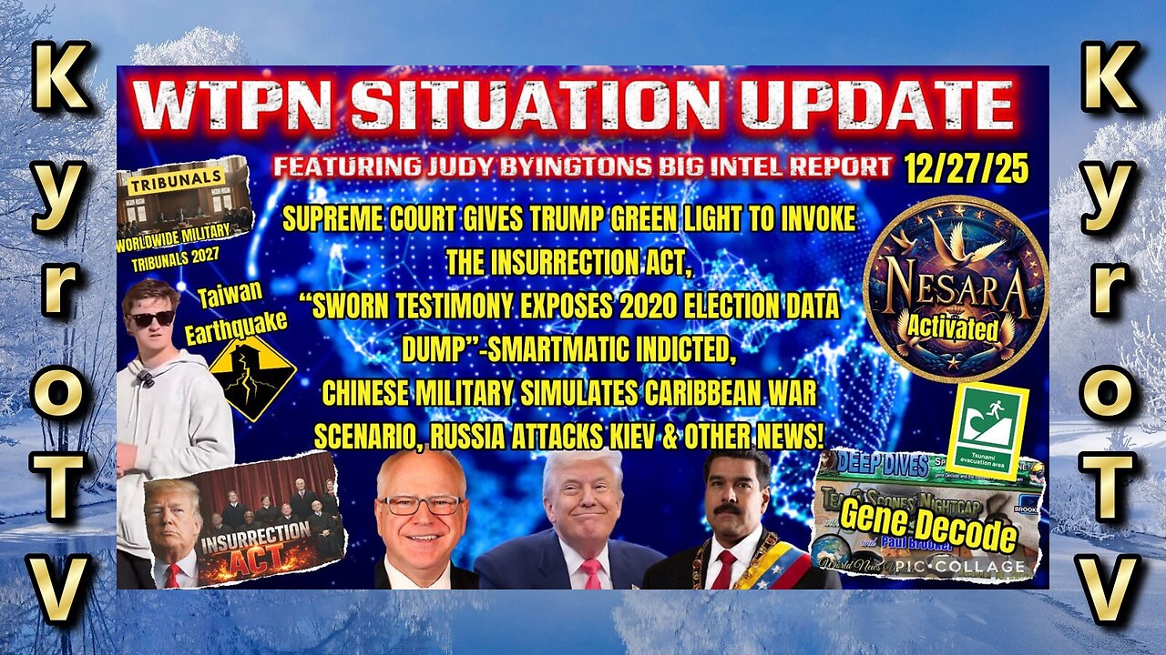 Situation Update - December 27, 2025 (edited version) (Swedish subtitles)