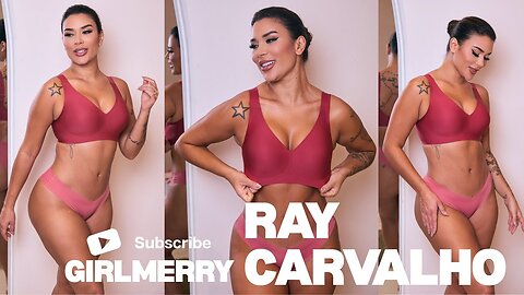 🔥🔥 Totally Bold 💫 | Soft white Lingerie Try-On #fashion #girlmerry #bts