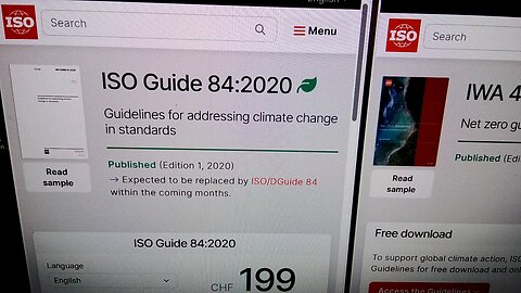 Recap... ISO 84 and ISO 42. The End Of The World.