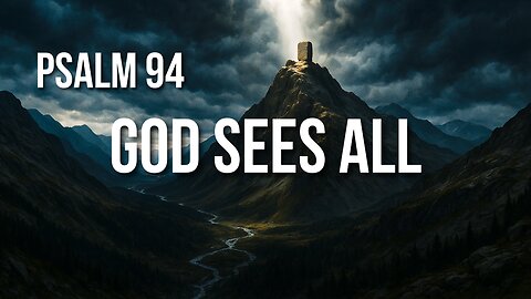 Psalm 94 – When Evil Reigns, God Still Sees and Will Repay