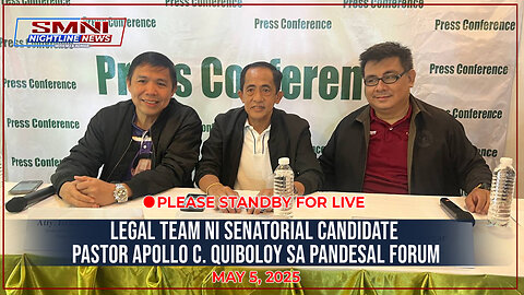 LIVE | Legal team ni Senatorial Candidate Pastor Apollo C. Quiboloy sa Pandesal Forum | May 5, 2025