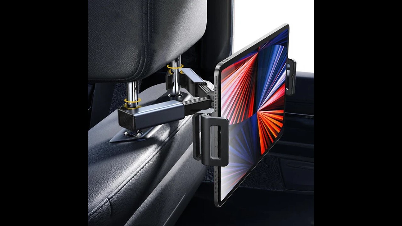 Car Rear Seat Flat Panel Phone Mount