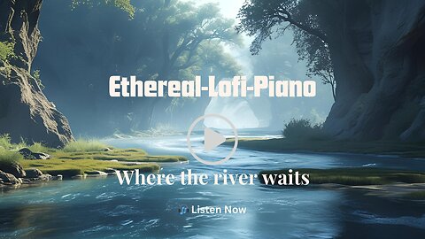 Where the River Waits – Gentle Lofi Piano Meets Ambient Flow