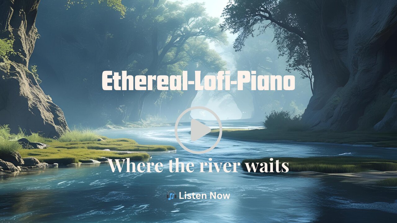 Where the River Waits – Gentle Lofi Piano Meets Ambient Flow