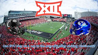 Cincinnati is hosting a BYU trying to get to the playoffs