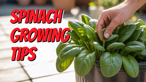 Grow Spinach in Pots: Organic Gardening Made Easy!