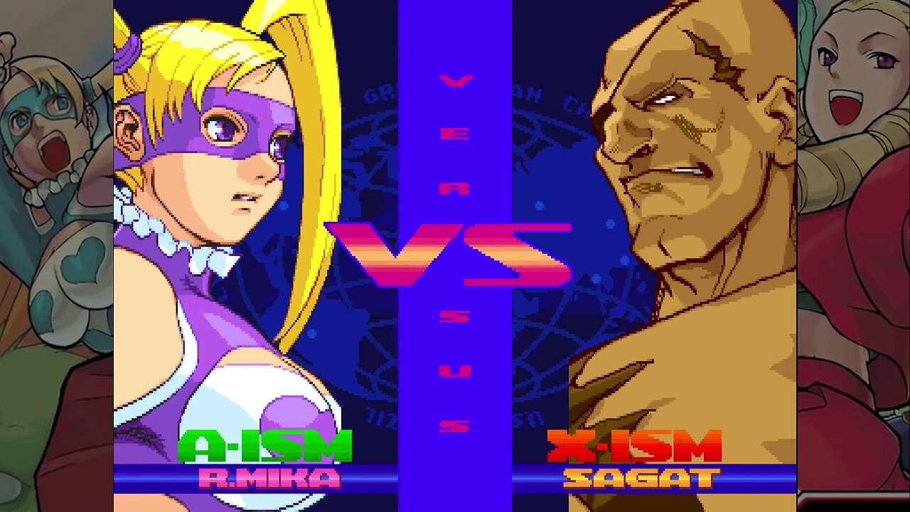 Street Fighter 30th Anniversary Collection: SFA3 (Steam) - R.Mika vs. Sagat