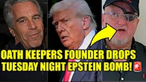 Pardoned Oath Keepers Founder Drops EPSTEIN BOMB🚨