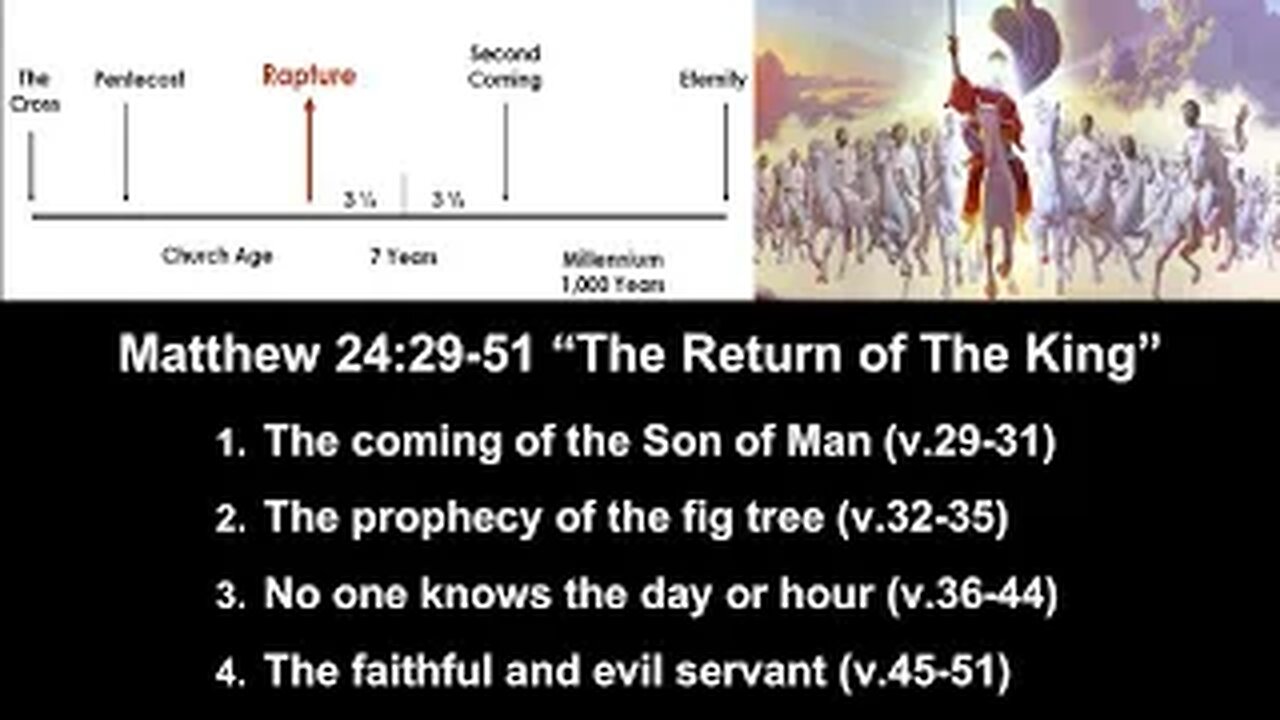 Matthew 24:29-51 “The Return of The King” - Calvary Chapel Fergus Falls