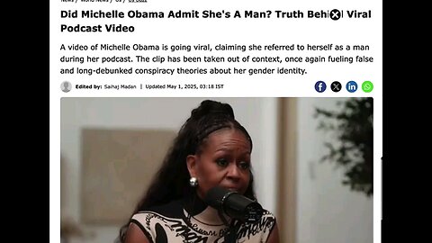 Michael Obama comes out