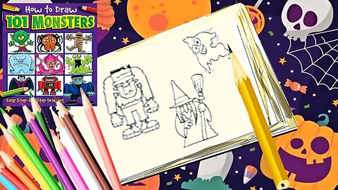 Drawing Stream - How to Draw 101 Monsters (2025 Edition)