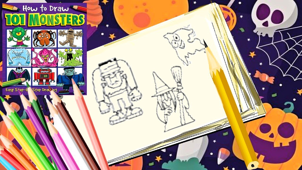 Drawing Stream - How to Draw 101 Monsters (2025 Edition)