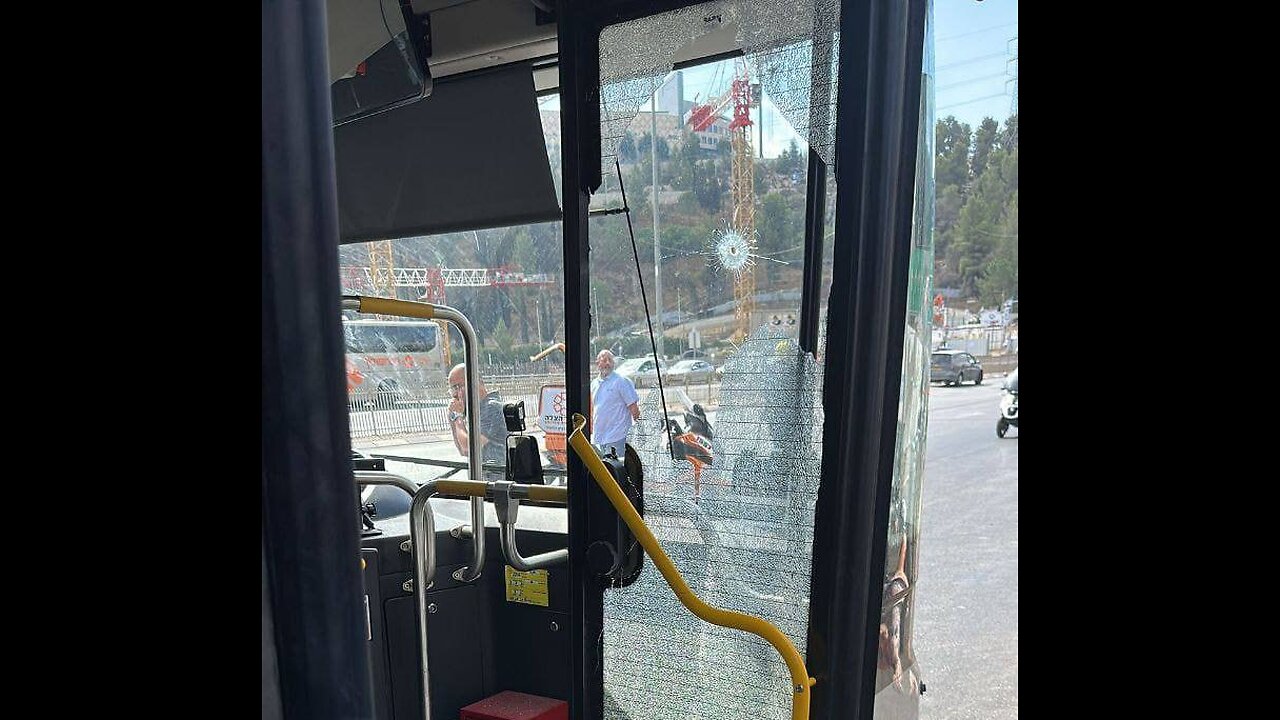 Terrorists Shoot at Bus in Jerusalem