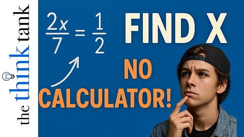 Solve for x Without a Calculator | Algebra Trick Explained!