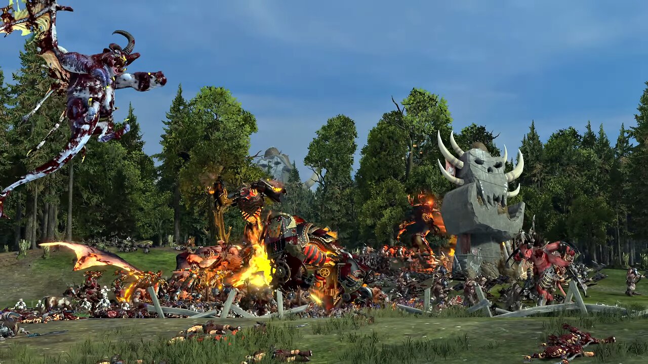 Beastmen ⚔️ Chaos Dwarfs - Warhammer Cinematic Battle