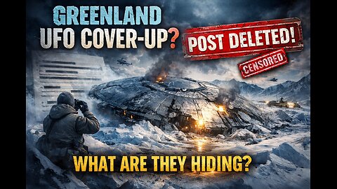 "Greenland UFO Cover-Up? Exploring the Massive Crash That Vanished from the Web"