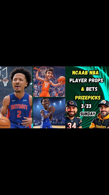 BEST College Basketball Picks & Predictions Today 3/23/25 | NBA PROPS SUNDAY