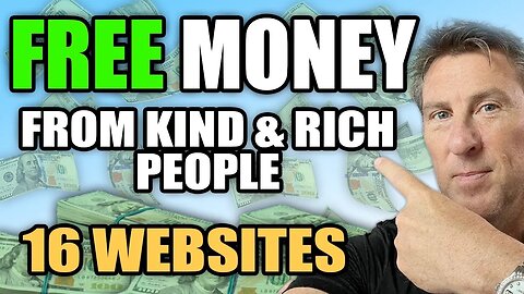 16 Websites Where KIND & RICH people LITERALLY give away Free Money No Loans!