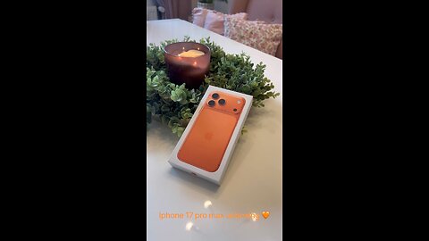 Unboxing iPhone 17 Pro Max 🧡 •