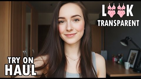 4K black Transparent Mesh Lingerie Try-On Haul | Micro Bikini + Summer Dress Review 2025 Eps 4