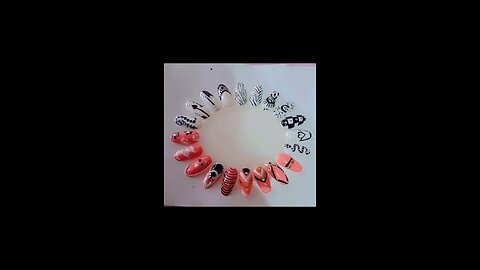 Two-Tone Nail Extension ❤️💙 | Nail Art for Stylish Hands