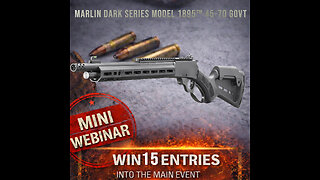 Marlin Dark Series Model 1895 MINI #1 FOR 15 SPOTS IN THE MAIN WEBINAR