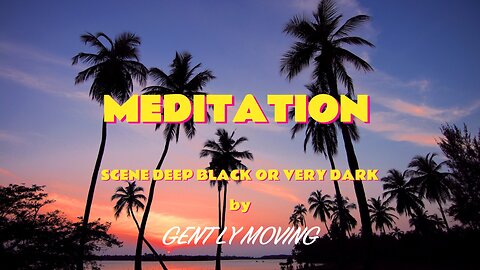 dark background meditation videoge font, and below in smaller '963 Hz Deep Meditation