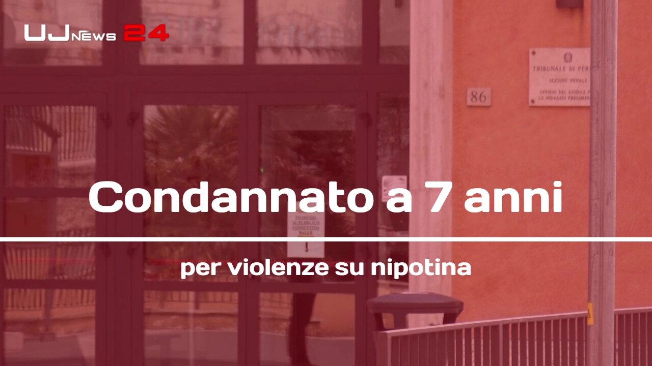 Condannato a 7 anni per violenze su nipotina