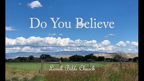 Do You Believe