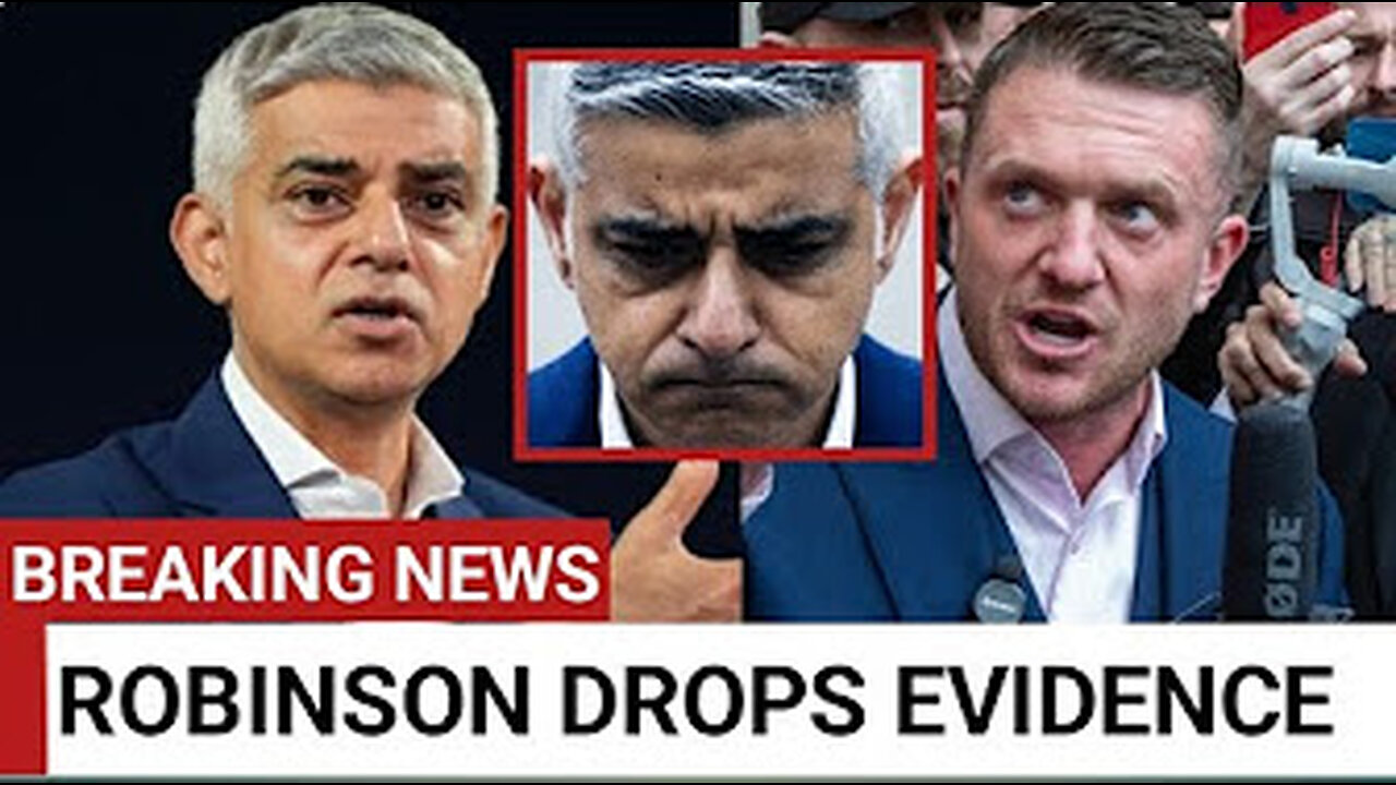 Robinson leaks about Sadiq khan!