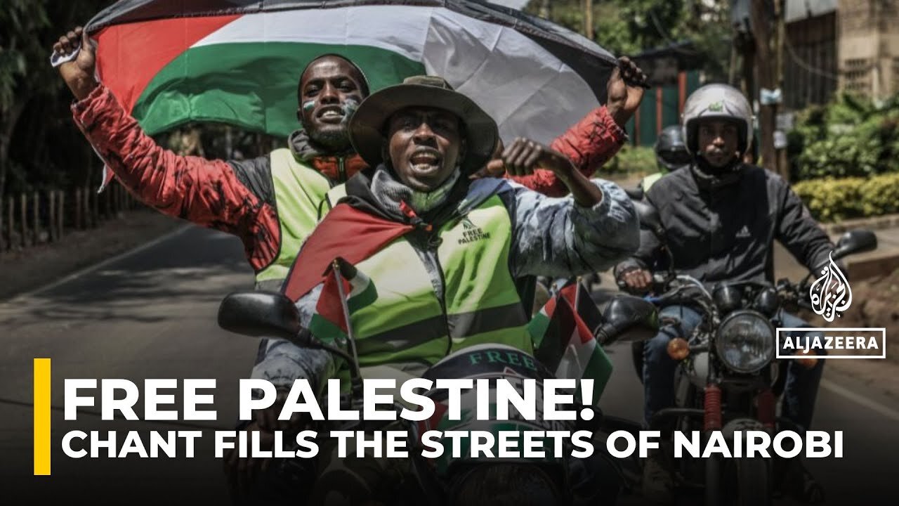 Kenyans rally in Nairobi to demand an end to Gaza genocide and call for Free Palestine