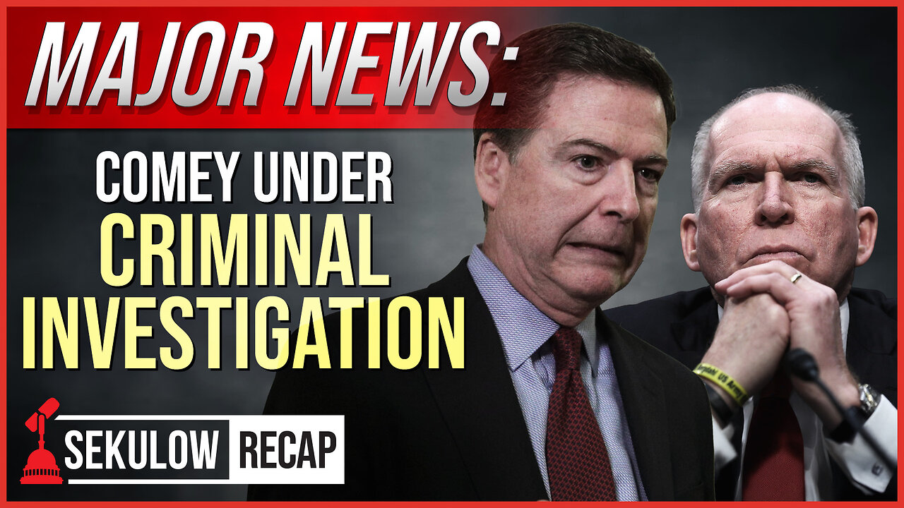 MAJOR NEWS: Comey Under CRIMINAL Investigation