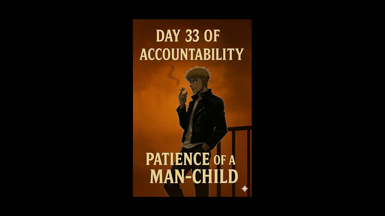 DAY 33 The Man-Child Prays for Patience Reclaiming the Inner Discipline GTO's Will #accountability