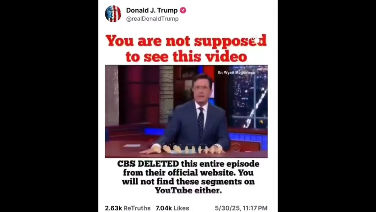 Remember when Stephen Colbert loved Donald Trump 😂 MAGA BABY