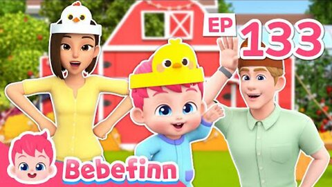 The Rooster and The Hen | Bebefinn Nursery Rhymes and Kids Songs