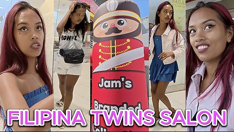 🇵🇭 Filipina Twins Salon Day...AGAIN! Walking Tagbilaran! OFF GRID ISLAND FAMILY PHILIPPINES LIVING